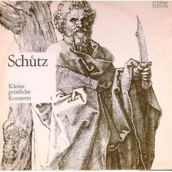 Пластинка Dresdner Kreuzchor. Dirigent: Rudolf Mauersberger Heinrich Schütz. Kleine Geistliche Konzerte 1